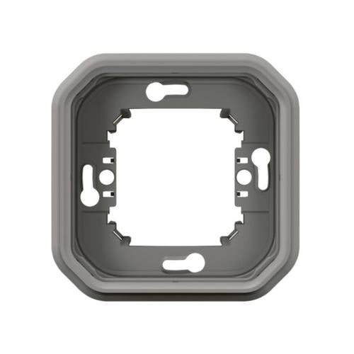 Doza modulara, 1 aparat, montaj ingropat, IP55, gri, Plexo 069681L