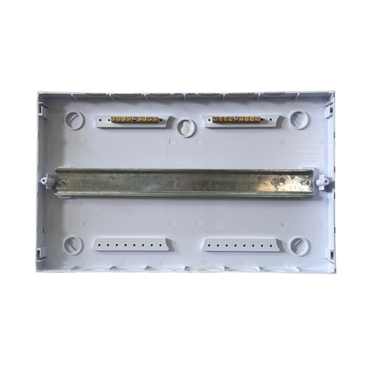 Tablou policarbonat, aparent, 18 module, 1 rand, IP50, Aledio A18M1PT