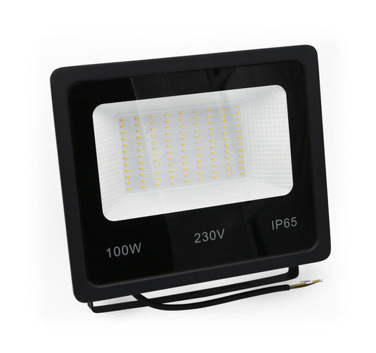 Proiector LED, SMD, 100W, 230V, lumina alba 4000K, IP65, negru, Lumen 3-38010011