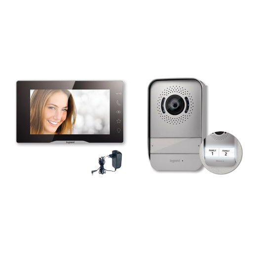 Kit videointerfon "EASYKIT Plus", ecran 7'', plug-in, Legrand 368910