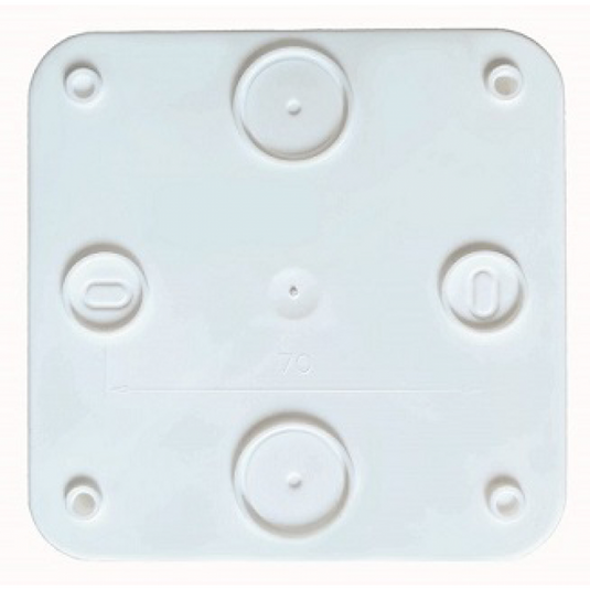 Doza de conexiune PT, pentru camere video, 100x100x50mm, IP54, alb, DABLER 39-020/25
