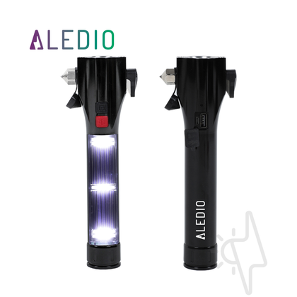 Lanterna LED, solara, multifunctionala, 8W, 2000mAh, Aledio, alternativo.ro