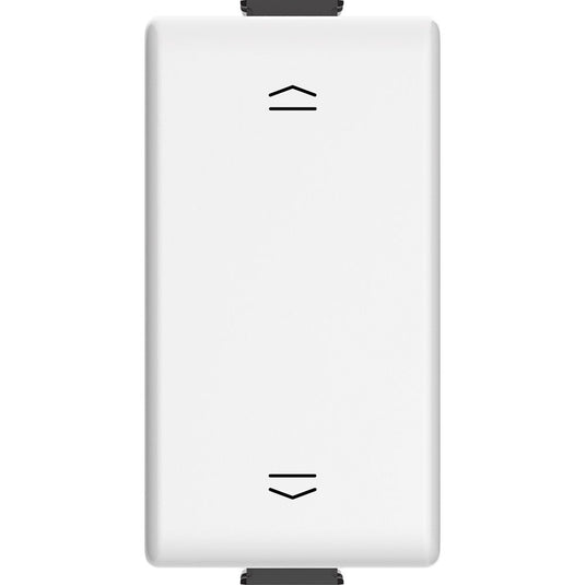 Buton dublu cu interblocare, 1 modul, 10A, alb, Matix AM5037N