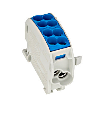 Clema de derivatie, 25mm², 1P, Cu-Al, izolata, Albastru, Schrack Technick IKA26120