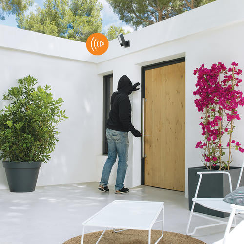 Camera de supraveghere inteligenta, de exterior, cu sirena, Wi-Fi, Netatmo NOC-S-PRO