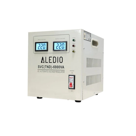 Stabilizatoare de tensiune, Stabilizator automat de tensiune, monofazic, 6000 VA, 4800 W, Aledio TND6KVA, Alternativo.RO