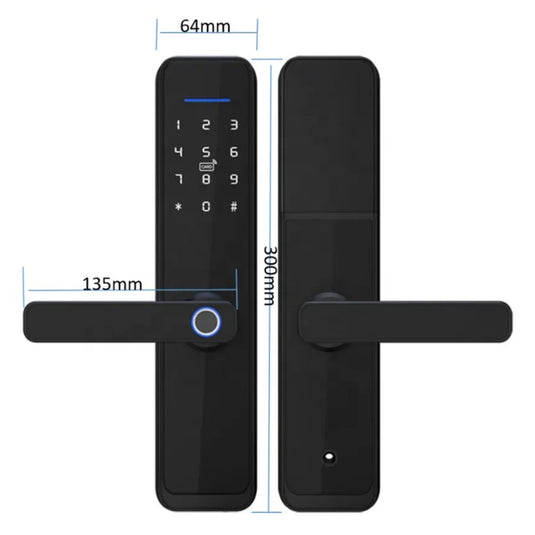 Yala inteligenta pentru usi de apartament si case (metalice sau lemn), WiFi integrat TTLock