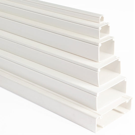 Canal de distributie pentru cablu, 80x60mm, alb, Courbi 24-08060-005