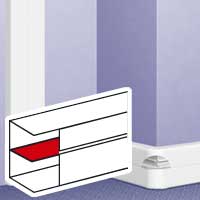 Perete despartitor, DLP, H50, 2m, alb, Legrand 010472