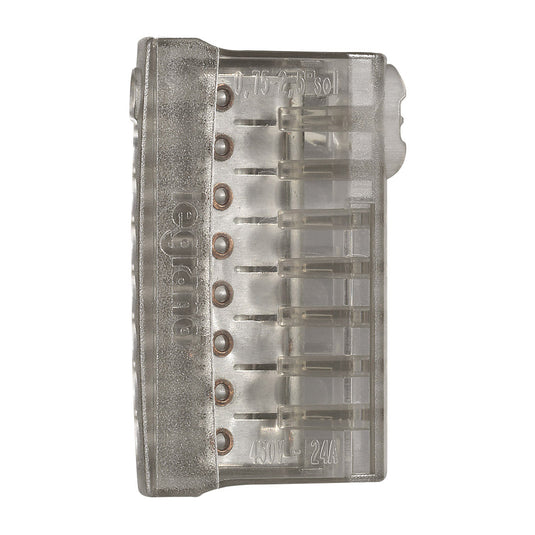 Borna de conexiune, 8 conductori, 0.75-2.5mm², gri, Nylbloc 034328