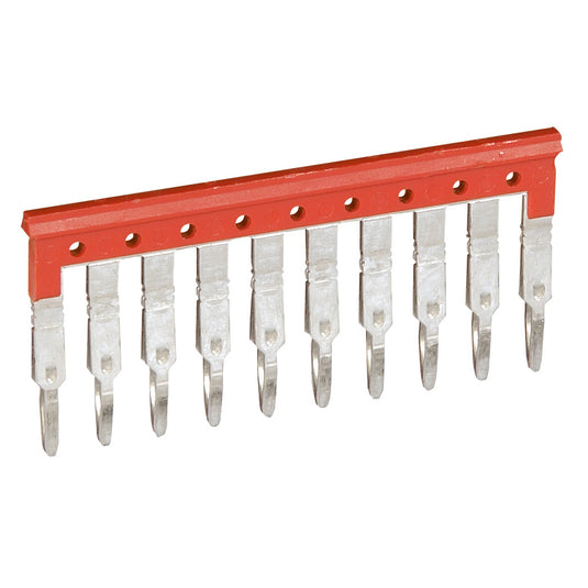 Pieptan de legatura, pentru clema sir 4mm², P6, rosu, Viking 3, Legrand 037504
