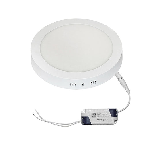 Corp de iluminat LED, rotund, aparent, 18W, 4000K, alb, Lumen 06-18310
