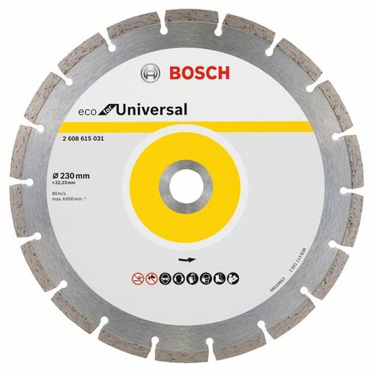 Disc de taiere diamantat universal, 230mm, Bosch 2608615031