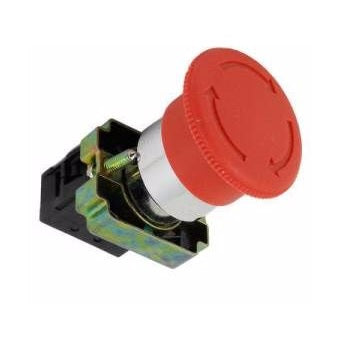 Buton ciuperca, cu retinere, 1NI, 6A, rosu, Freder 32-765