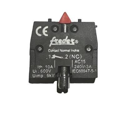 Contact auxiliar, 1NI, 6A, rosu, Freder 32-791