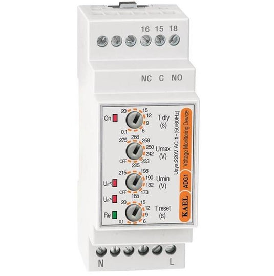 Releu de monitorizare tensiune, monofazic, 230V, 5A, Kael 32-911/11