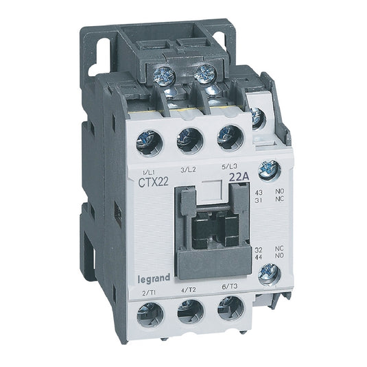 Contactor 3P, 22A, 1ND1NI, 230V AC, CTX³ 22 Legrand 416116