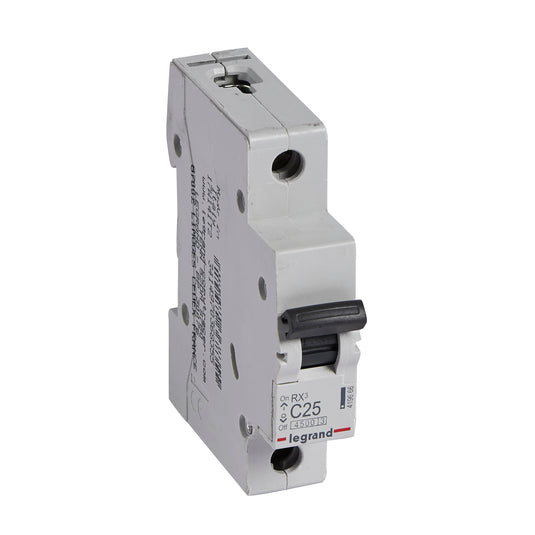 Intrerupator automat RX³, monopolar, 25A, curba C, 4.5kA, 1 modul, Legrand 419666