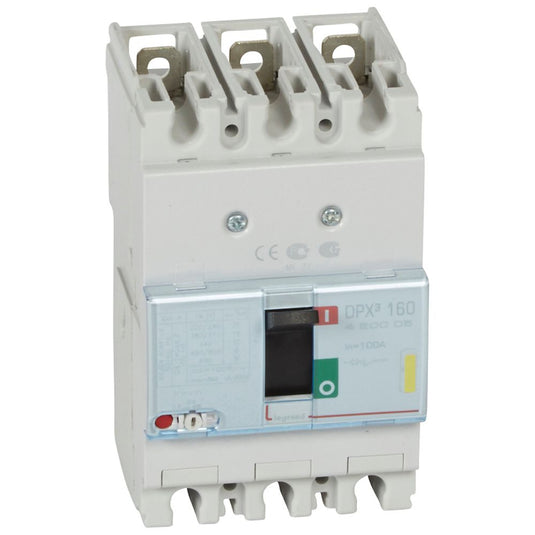 Intrerupator automat, tip USOL, DPX³ 160MT 3P 100A 16kA, Legrand 420005