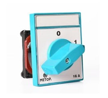 Intrerupator circular, 1x16A, 0-1, MT015, Metop 63-001