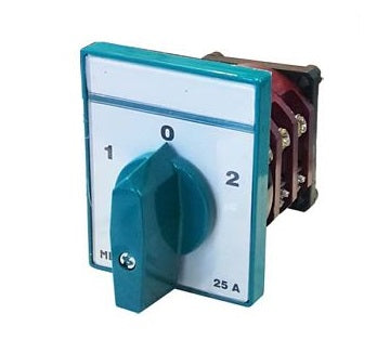 Intrerupator circular, 3x25A, 1-0-2, MT029, Metop 63-018