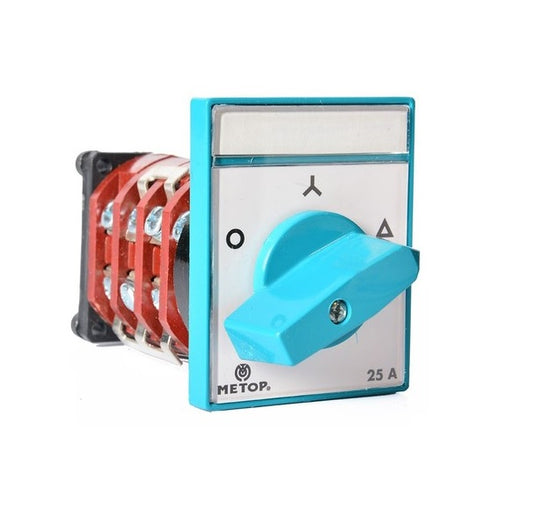Intrerupator circular stea-triunghi, 25A, 0-Y-∆, MT031 Metop 63-032