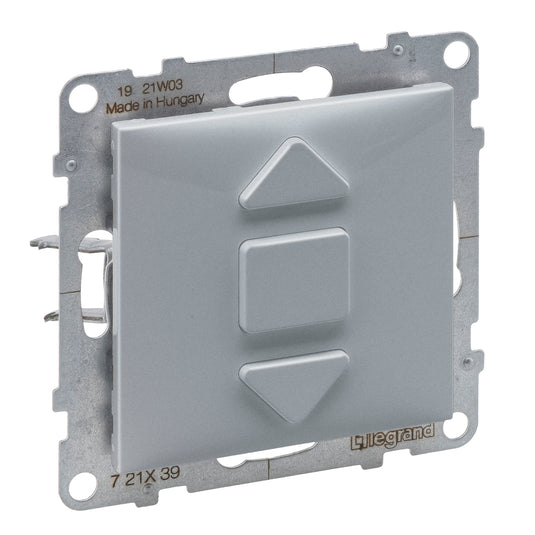 Intrerupator pentru storuri, 6A, aluminiu, Suno 721339