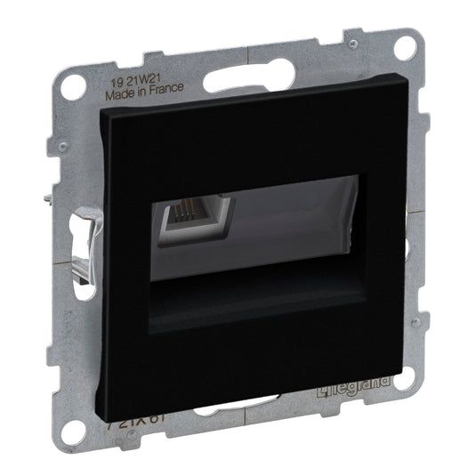 Priza de telefon, RJ11, negru, Suno 721461