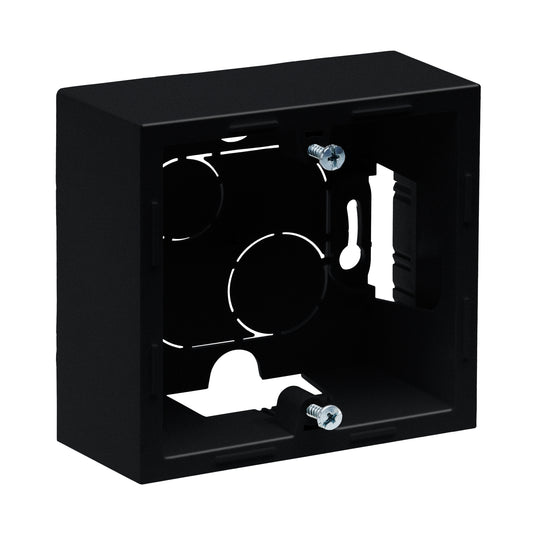 Doza montaj aparent, 1 post, negru, Suno 721494