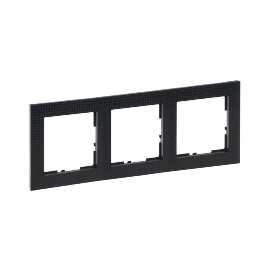 Rama 3 posturi, Negru cadrilat, Suno 721573