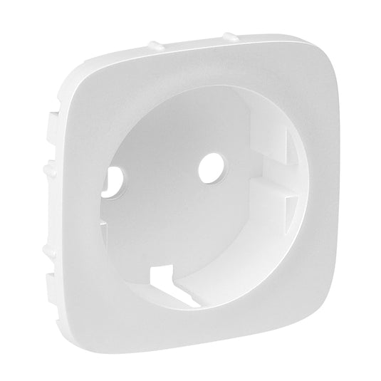 Placa pentru priza simpla, 2P+T, alb, Valena Allure 755205