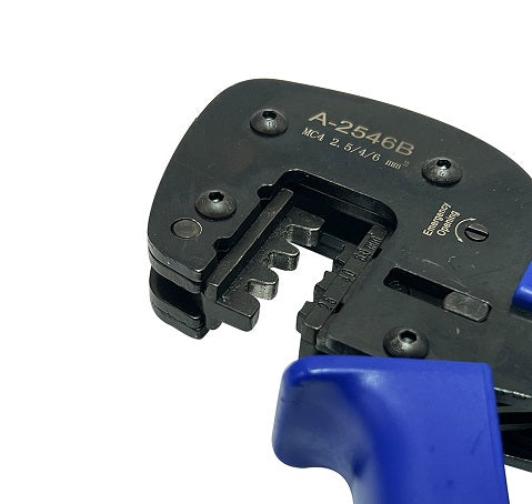 Cleste de sertizat pini MC4, 270 mm, maner PP+TRP, 2.5-6mm², Aledio A-2546B