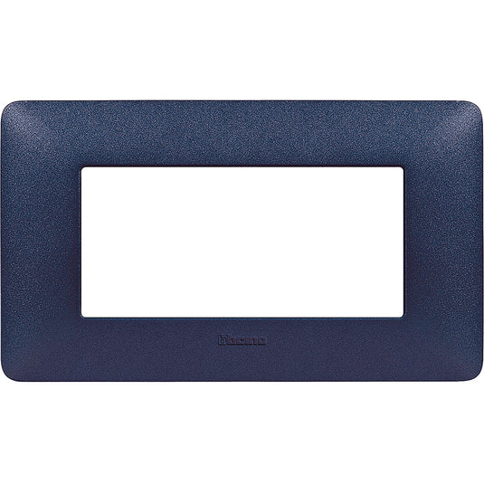 Rama ornament, 4 module, Albastru mercur, Matix AM4804TBM