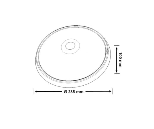 Plafoniera LED, cu senzor de miscare, rotunda, 12W, 4000K, Borled BL-B1-0022