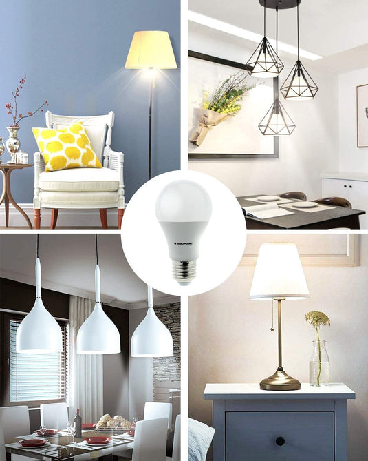 Bec LED clasic, A60, E27, 8.5W, 900Lm, lumina neutra 4000K, Blaupunkt BE279WNW