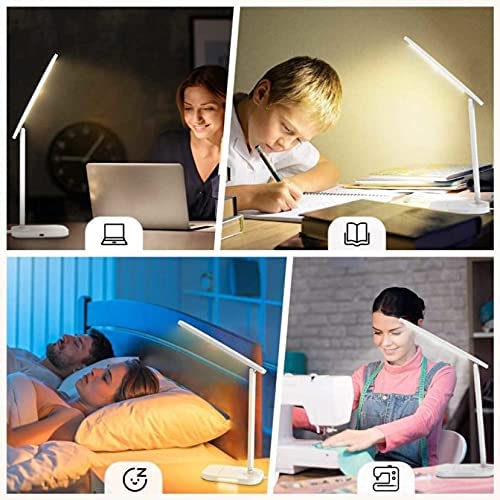 Lampa de birou LED, dimabila, 6W, 350Lm, Alb, Blaupunkt BLBW6CCT