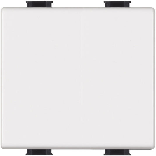 Buton cu revenire, 2 module, 10A, alb, Matix AM5005/2