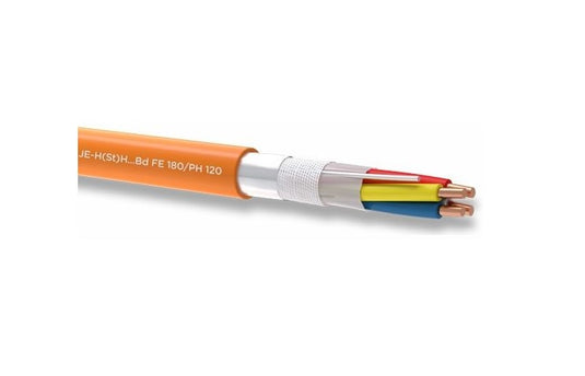 Cablu semnalizare incendiu, JE-H(ST)H Bd 2x2x0.8 FE180