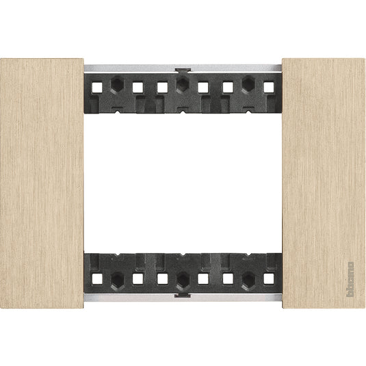 Rama finisaj, 3 module, culoare Auriu, Living Now KA4803ZW