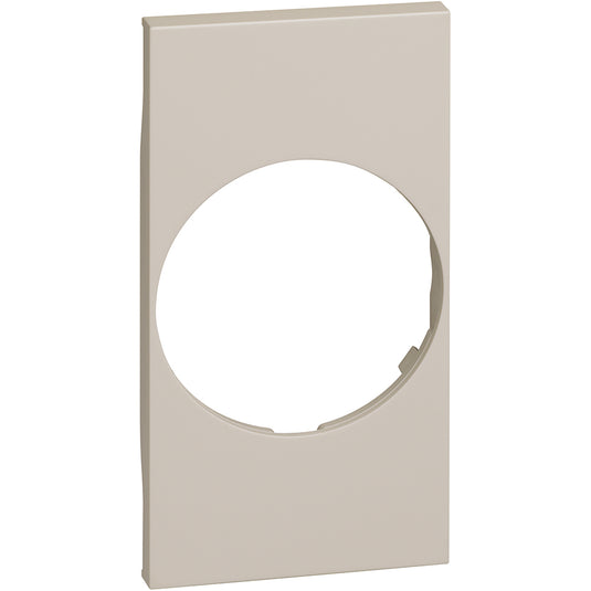 Placa priza, 2 module, standard german, nisip, Living Now KM04