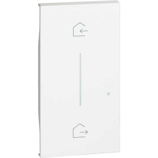 Tasta pentru intrerupator fara fir, 2 module, alb, Living Now KW40M2