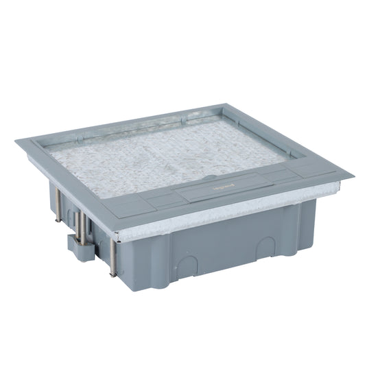 Doza de pardoseala, cu capac, 12 module (2x6m), Legrand 088172