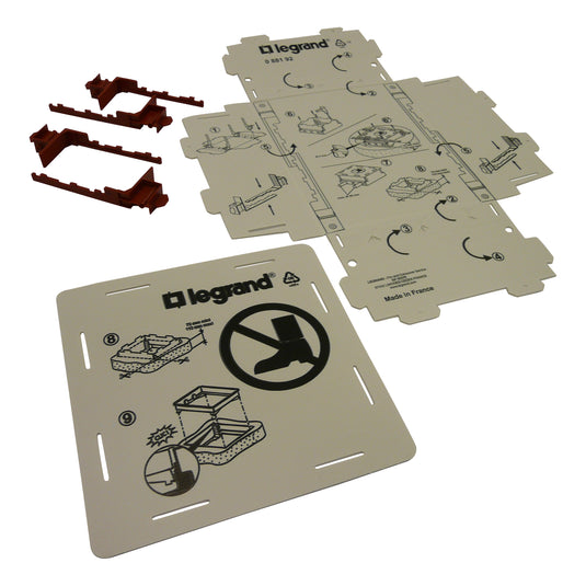 Caseta pentru renovare pardoseli din beton, 16/24 module, Legrand 088192