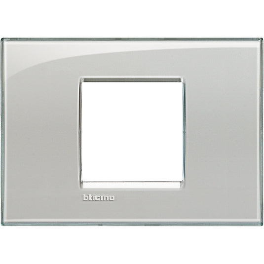 Rama ornament, 2 module, centrat, finisaj Cold Grey, Living Light LNA4819KG