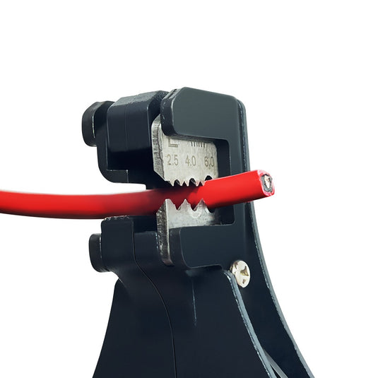 Cleste de taiat si dezizolat cablu MC4, 165 mm, maner TPR, Aledio LS-700E