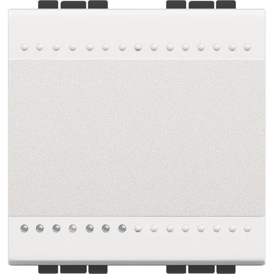 Buton cu revenire, ND, 2 module, 16A, borne cu surub, Alb, Living Light N4005M2A