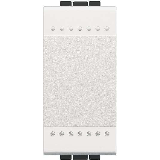 Intrerupator simplu, 1 modul, 16A, borne cu surub, Alb, Living Light N4001N