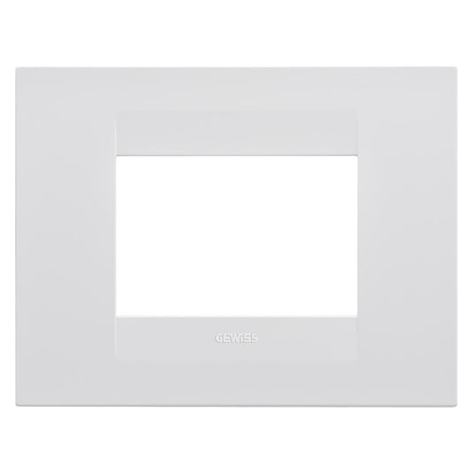 Rama decorativa, 3 module, Alb, Chorus GEO GW16403TB