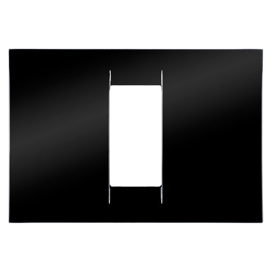 Placa ornament, 1 modul, negru, System Virna GW22111