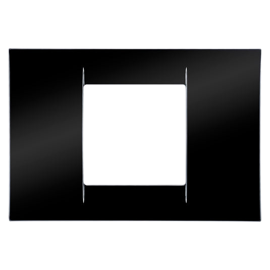 Placa ornament, 2 module, negru, System Virna GW22112